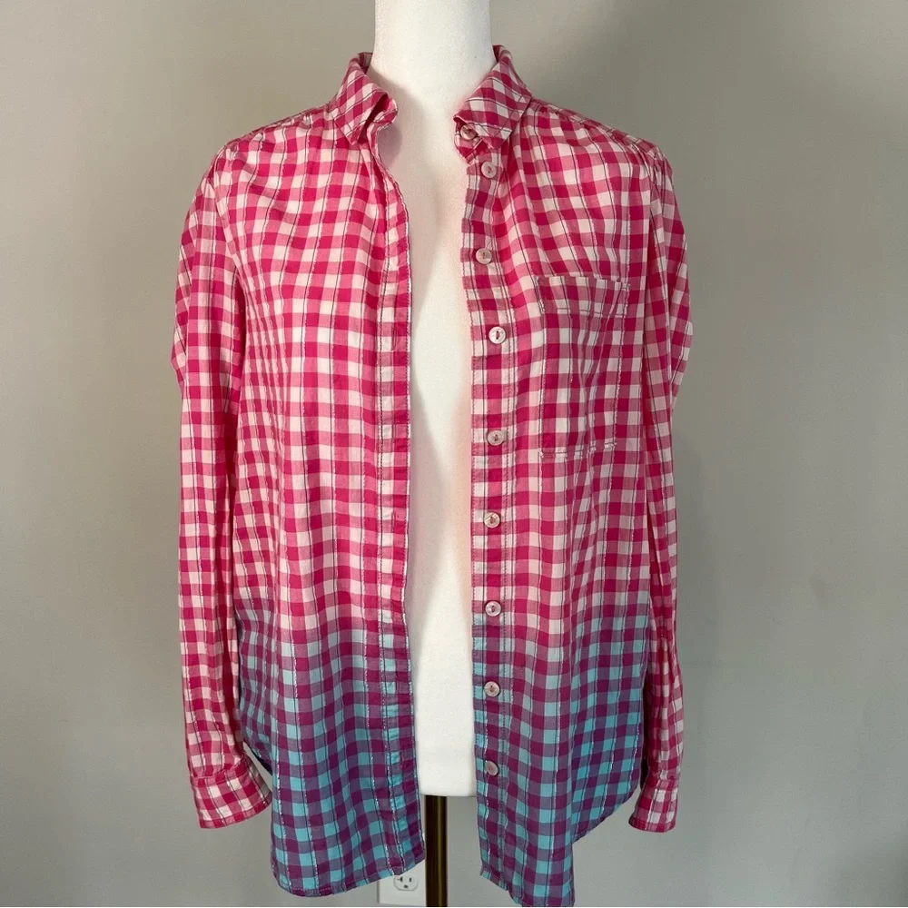 Anthropologie Pilcro Women’s Deb Relaxed Button Down Shirt. - Picture 4 of 12